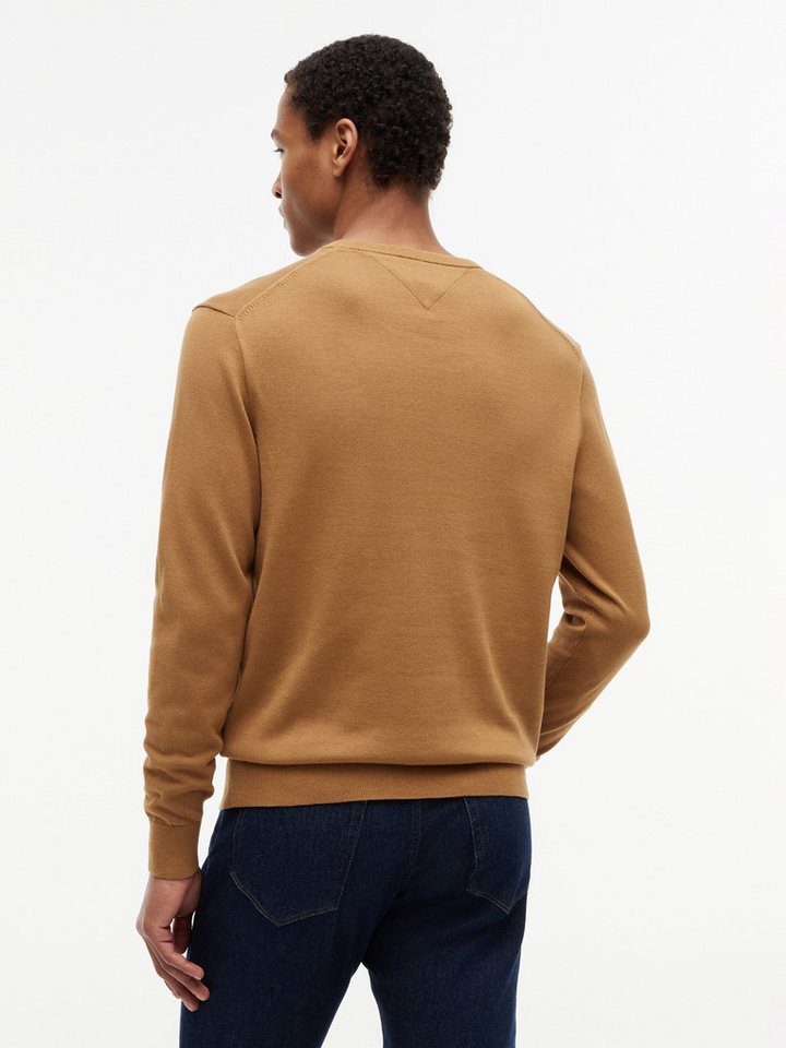 Tommy Hilfiger Rundhalspullover ESSENTIAL COTTON Crewneck Regular Fit Premium Mode – Bild 3 von 5