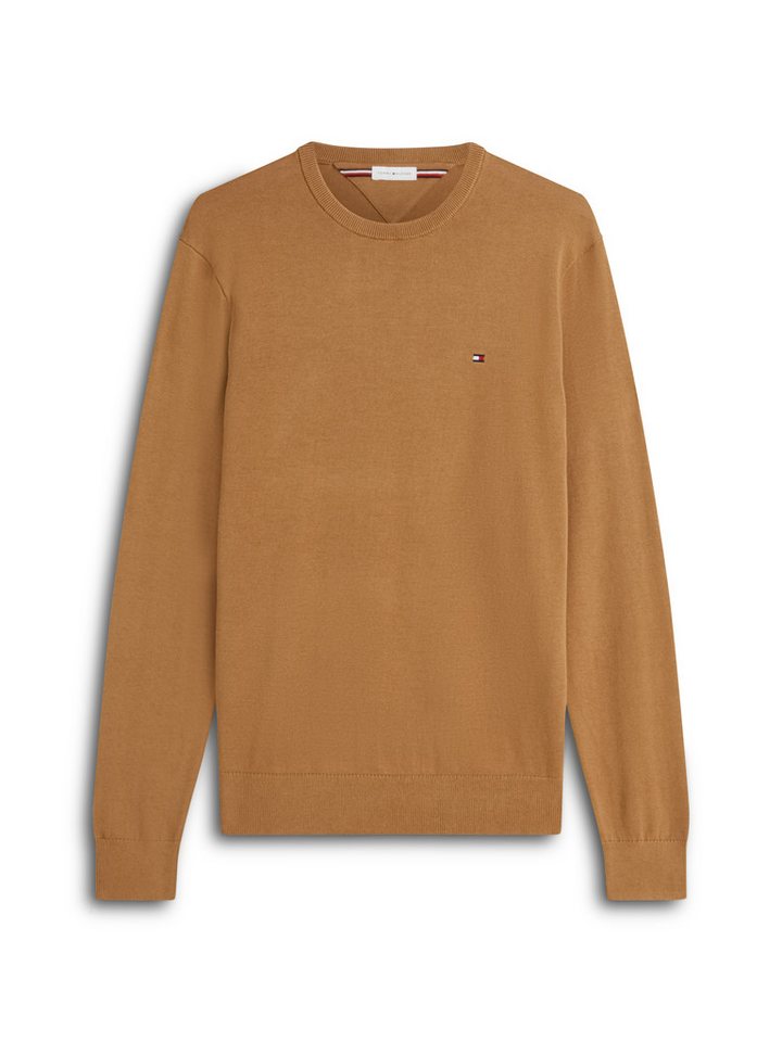Tommy Hilfiger Rundhalspullover ESSENTIAL COTTON Crewneck Regular Fit Premium Mode – Bild 5 von 5