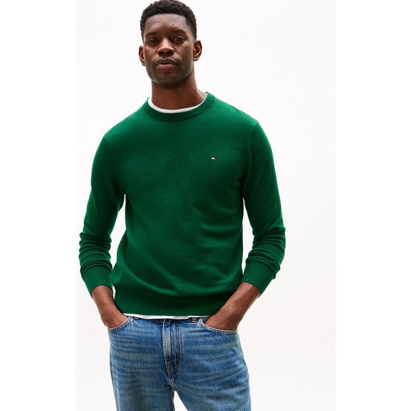 Tommy Hilfiger Rundhalspullover PIMA ORG CTN CASHMERE CREW NECK
