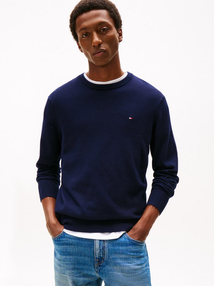 Tommy Hilfiger Rundhalspullover PIMA ORG CTN CASHMERE CREW NECK – Bild 3 von 5