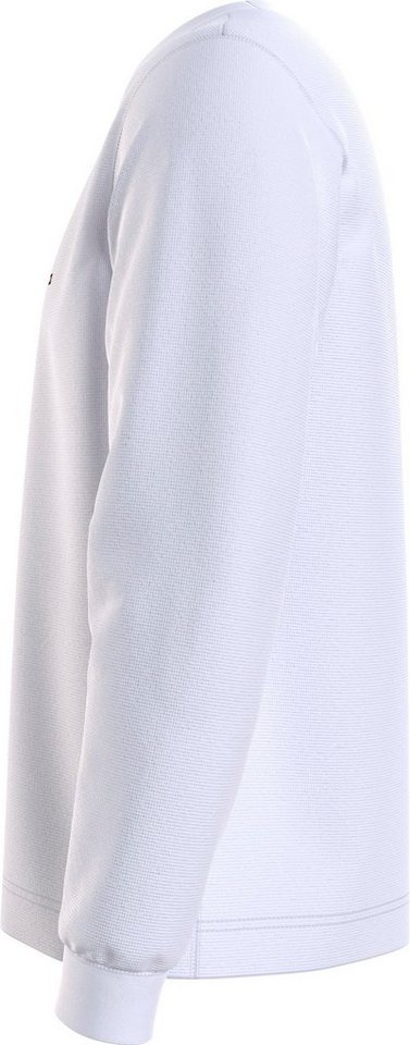 Tommy Hilfiger Rundhalspullover TEXTURED LS TEE mit Rundhalsausschnitt – Bild 2 von 5