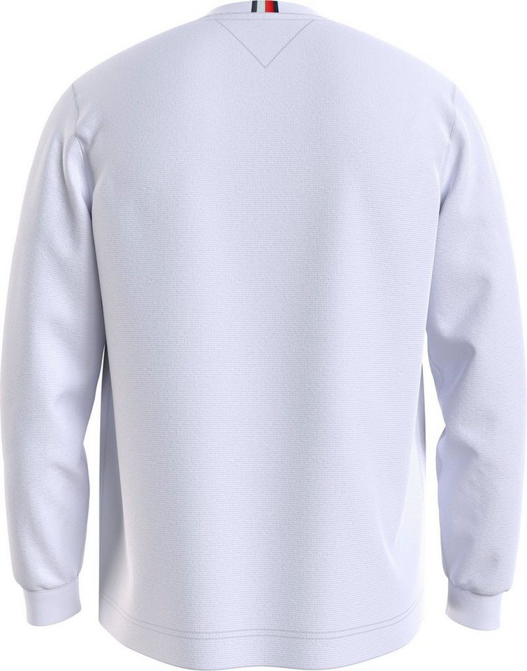 Tommy Hilfiger Rundhalspullover TEXTURED LS TEE mit Rundhalsausschnitt – Bild 3 von 5