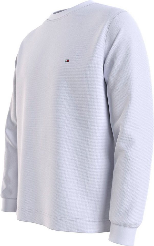 Tommy Hilfiger Rundhalspullover TEXTURED LS TEE mit Rundhalsausschnitt – Bild 4 von 5