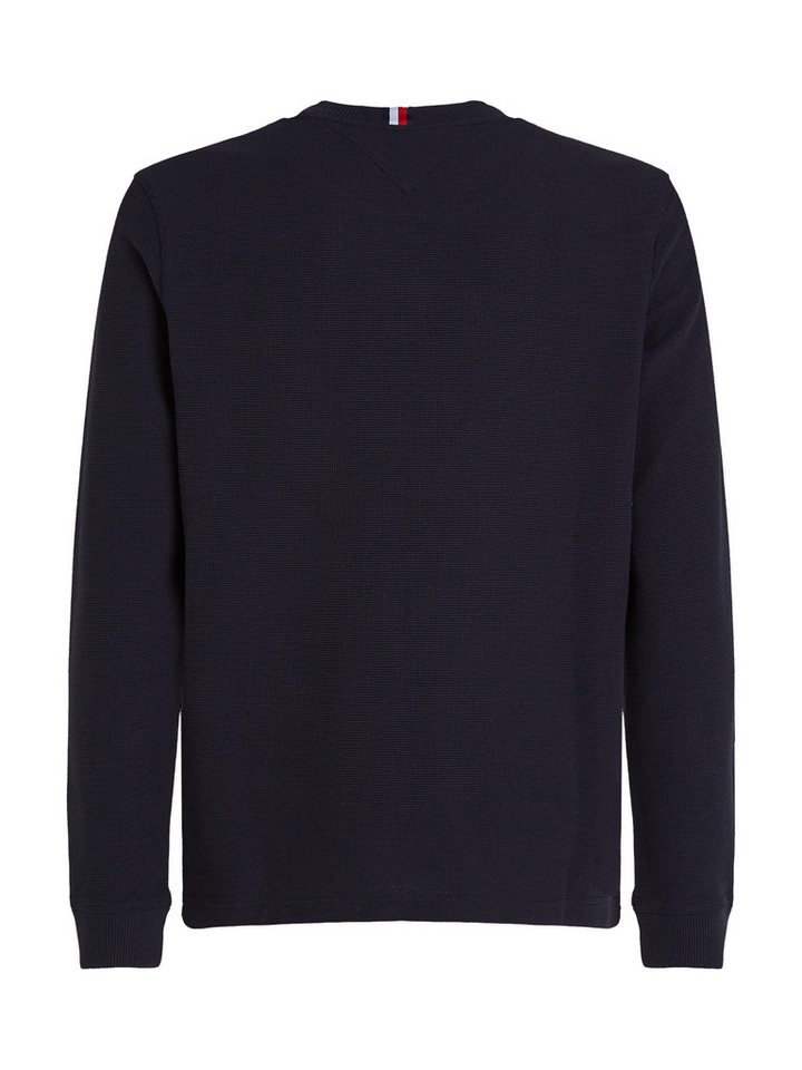 Tommy Hilfiger Rundhalspullover TEXTURED LS TEE mit Rundhalsausschnitt – Bild 5 von 5