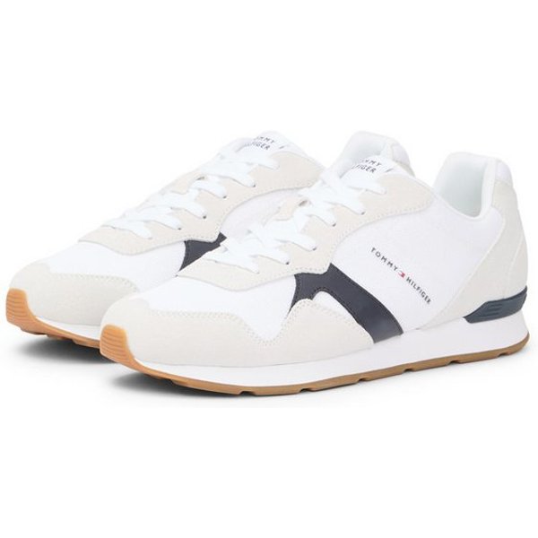 Tommy Hilfiger RUNNER ICON MIX Sneaker, Freizeitschuh, Halbschuh, Schnürschuh mit seitlichem Logoschriftzug
