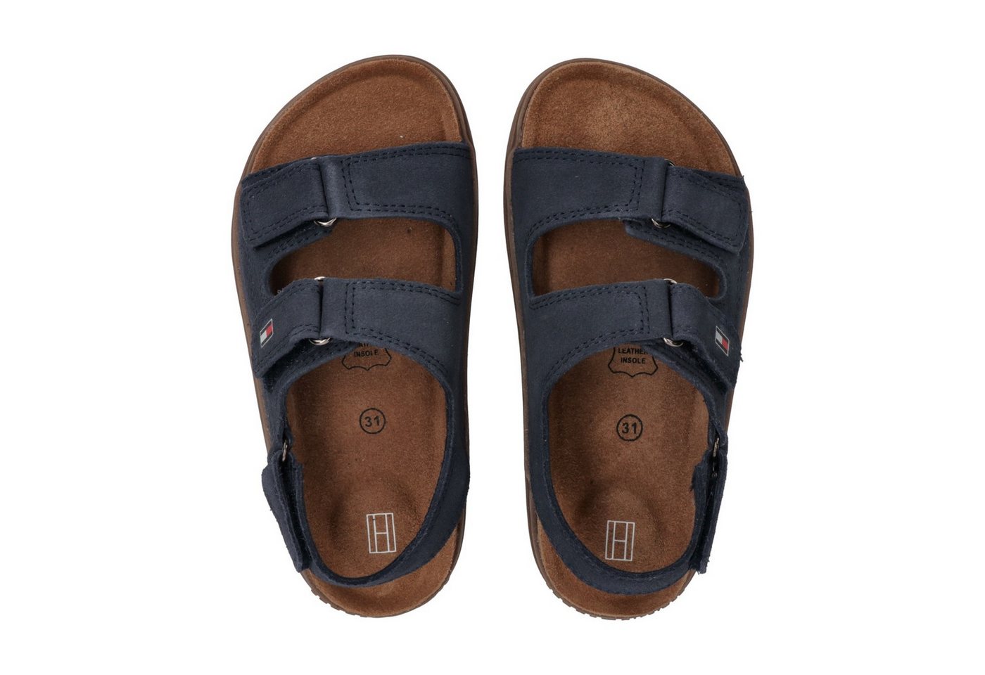 Tommy Hilfiger Sandale Barfußschuh, Sommerschuh mit drei regulierbaren Klettverschlüssen – Bild 4 von 4