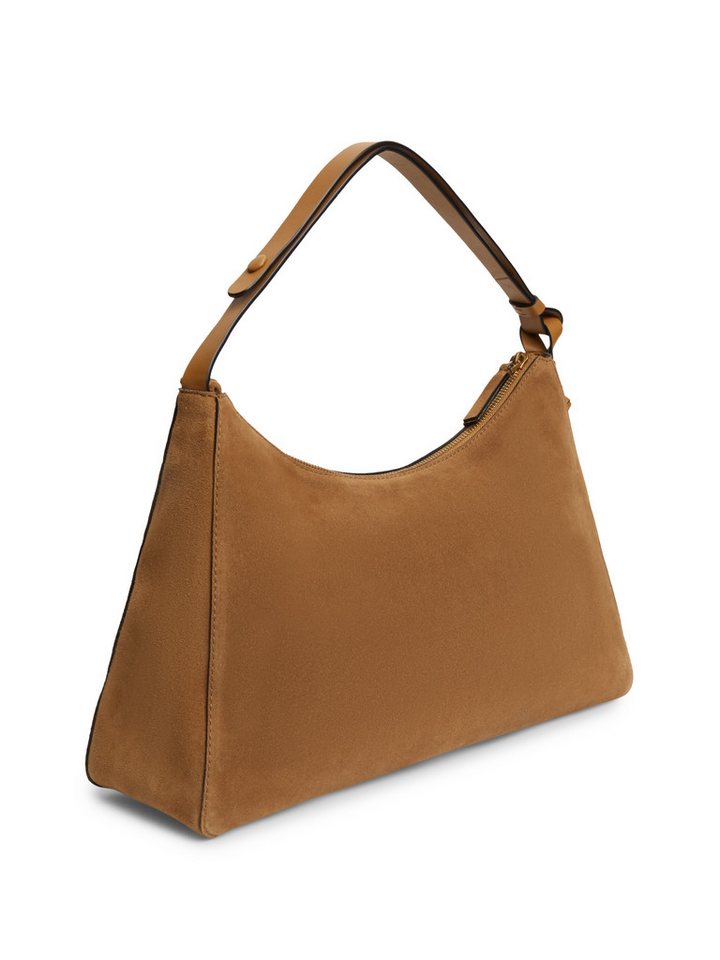 Tommy Hilfiger Schultertasche TH STATEMENT SHOULDER BAG SUEDE, Damen Umhängetasche, Handtasche mit Logoschriftzug – Bild 3 von 5