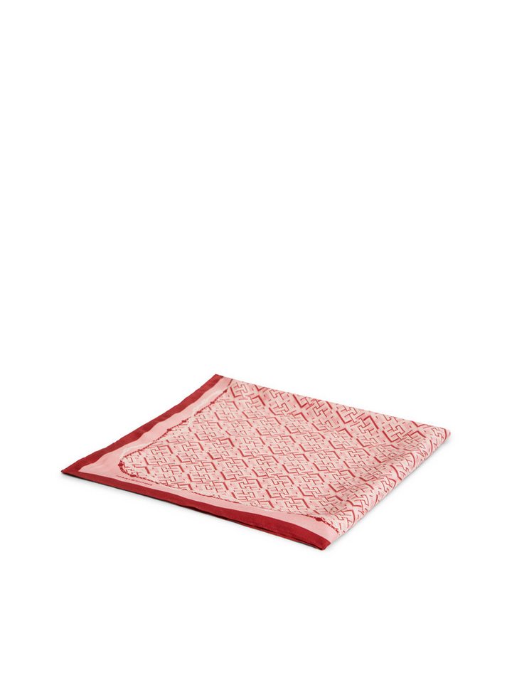 Tommy Hilfiger Seidenschal TMONOGRAM SILK SQUARE, Regular fit mit Monogramprint – Bild 3 von 4