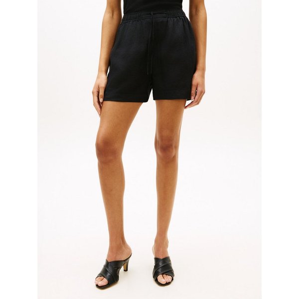 Tommy Hilfiger Shorts ESS LINEN PULL ON SHORT mit Tunnelzug am Bund