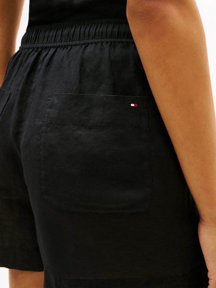 Tommy Hilfiger Shorts ESS LINEN PULL ON SHORT mit Tunnelzug am Bund – Bild 2 von 5