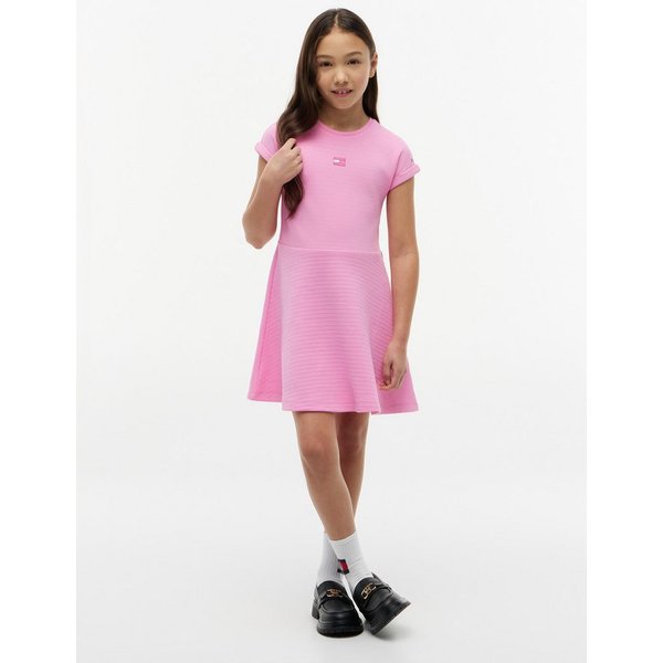 Tommy Hilfiger Skaterkleid Regular Fit, Rundhalsausschnitt, Kinder bis 16 Jahre