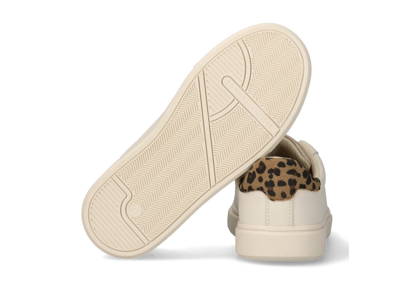 Tommy Hilfiger Sneaker Freizeitschuh, Halbschuh, Schnürschuh mit Kontrastbesätzen – Bild 2 von 5