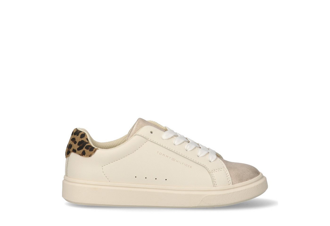 Tommy Hilfiger Sneaker Freizeitschuh, Halbschuh, Schnürschuh mit Kontrastbesätzen – Bild 3 von 5