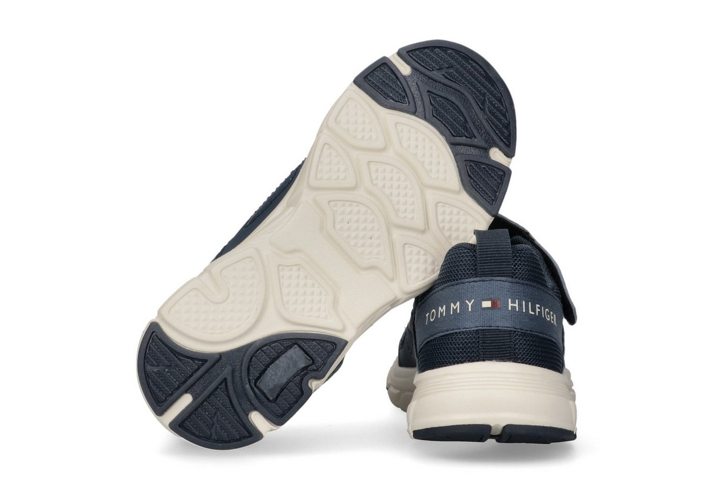 Tommy Hilfiger Sneaker Freizeitschuh, Halbschuh, Slipper mit elastischen Schnürsenkeln – Bild 2 von 5