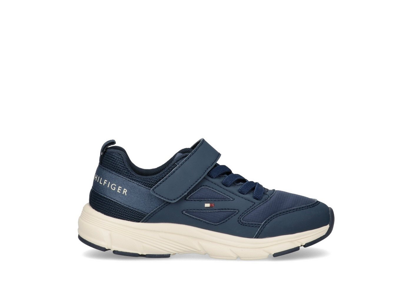 Tommy Hilfiger Sneaker Freizeitschuh, Halbschuh, Slipper mit elastischen Schnürsenkeln – Bild 3 von 5