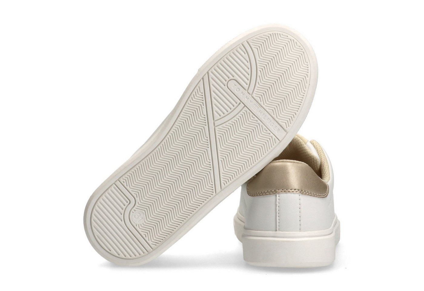Tommy Hilfiger Sneaker Freizeitschuh, Halbschuh, Schnürer mit Kontrastbesatz – Bild 2 von 5