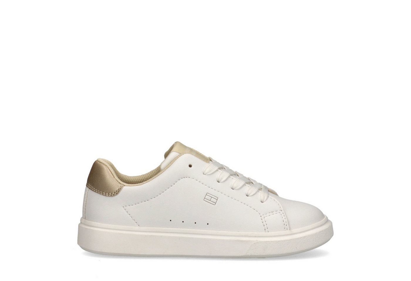 Tommy Hilfiger Sneaker Freizeitschuh, Halbschuh, Schnürer mit Kontrastbesatz – Bild 3 von 5