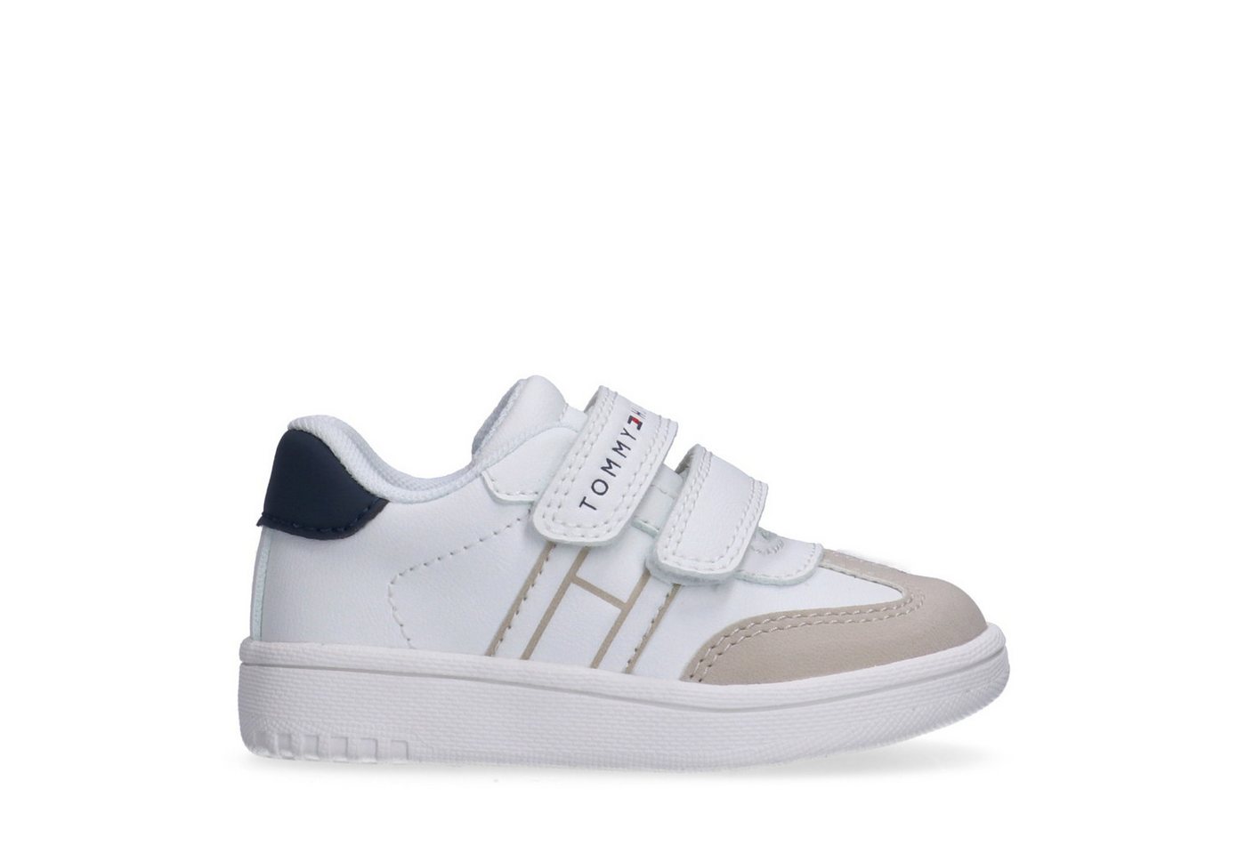 Tommy Hilfiger Sneaker Freizeitschuh, Halbschuh, Klettschuh im Retro Look – Bild 3 von 5