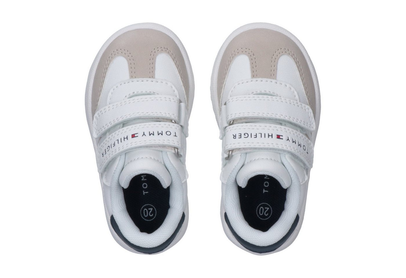 Tommy Hilfiger Sneaker Freizeitschuh, Halbschuh, Klettschuh im Retro Look – Bild 5 von 5