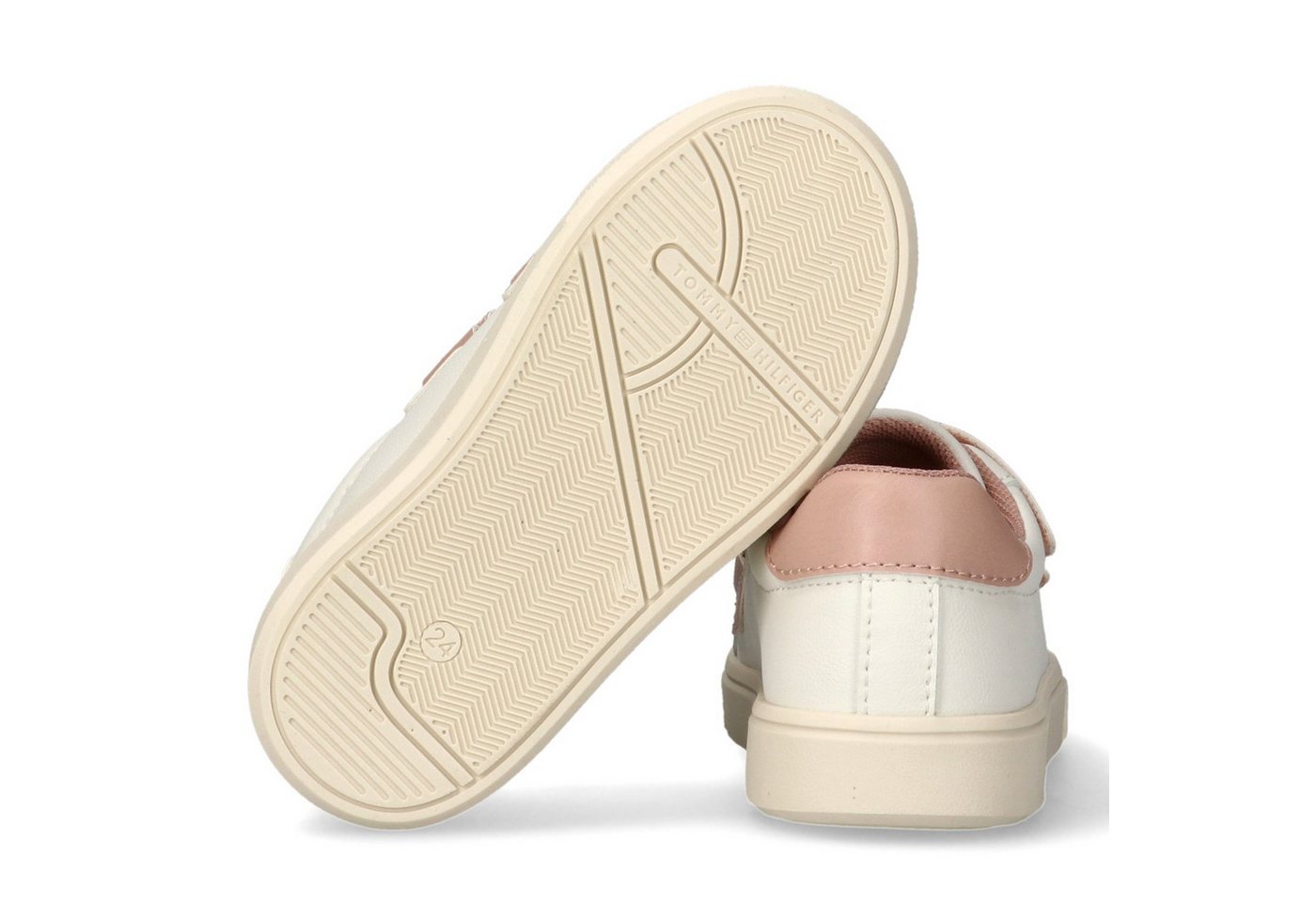Tommy Hilfiger Sneaker Freizeitschuh, Halbschuh, Klettschuh mit Kontrastbesatz – Bild 5 von 5