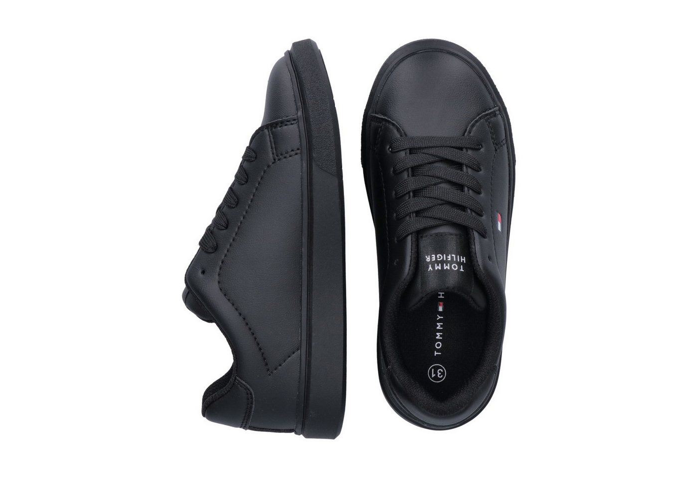 Tommy Hilfiger Sneaker Freizeitschuh, Halbschuh, Schnürer mit dezenten Ziernähten – Bild 5 von 5