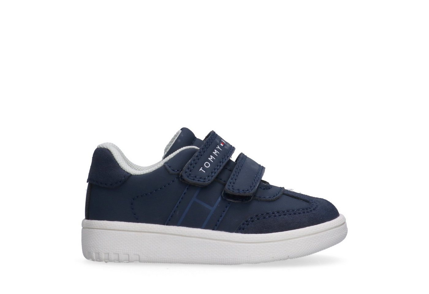 Tommy Hilfiger Sneaker Freizeitschuh, Halbschuh, Klettschuh im Retro Look – Bild 3 von 5