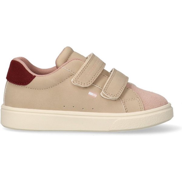 Tommy Hilfiger Sneaker Freizeitschuh, Halbschuh, Klettschuh mit Kontrastbesatz