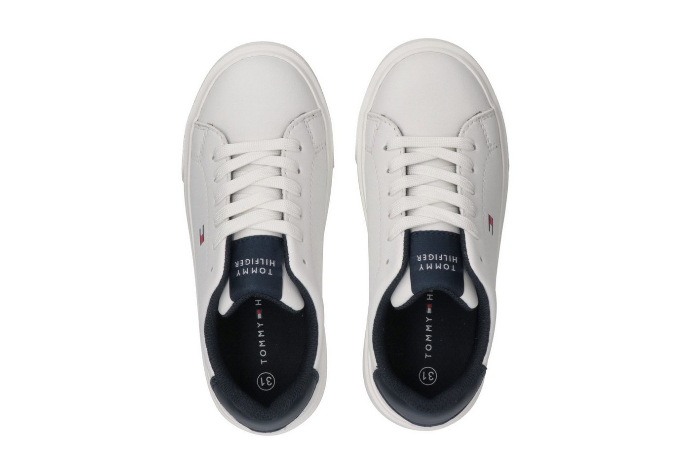 Tommy Hilfiger Sneaker Freizeitschuh, Halbschuh, Schnürer mit dezenten Ziernähten – Bild 4 von 5