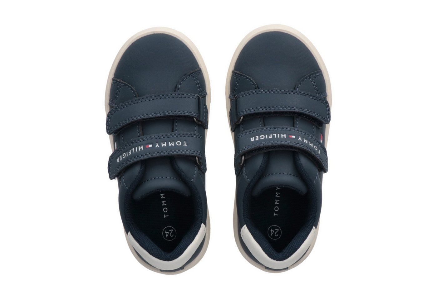 Tommy Hilfiger Sneaker Halbschuh, Klettschuh im sportlichen Retro-Design – Bild 3 von 5