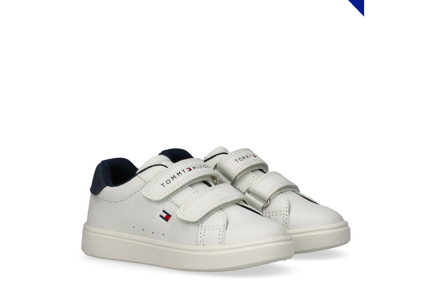 Tommy Hilfiger Sneaker Halbschuh, Klettschuh im sportlichen Retro-Design – Bild 2 von 5