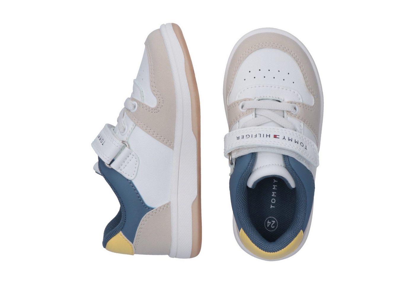 Tommy Hilfiger Sneaker Jungenschuh, Skaterschuh, Klettschuh im Retro Look – Bild 4 von 5