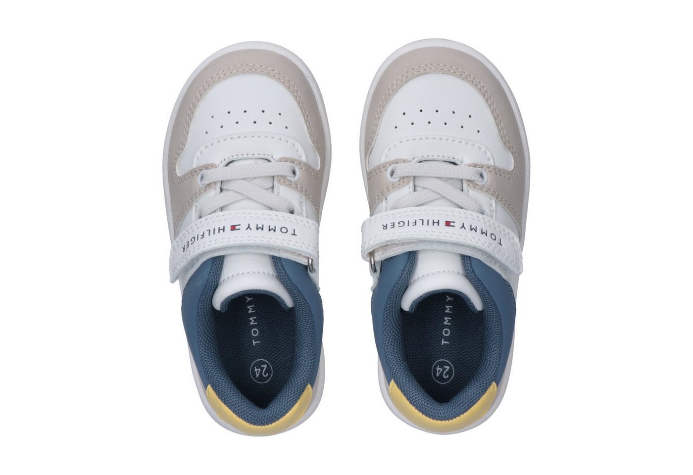 Tommy Hilfiger Sneaker Jungenschuh, Skaterschuh, Klettschuh im Retro Look – Bild 5 von 5
