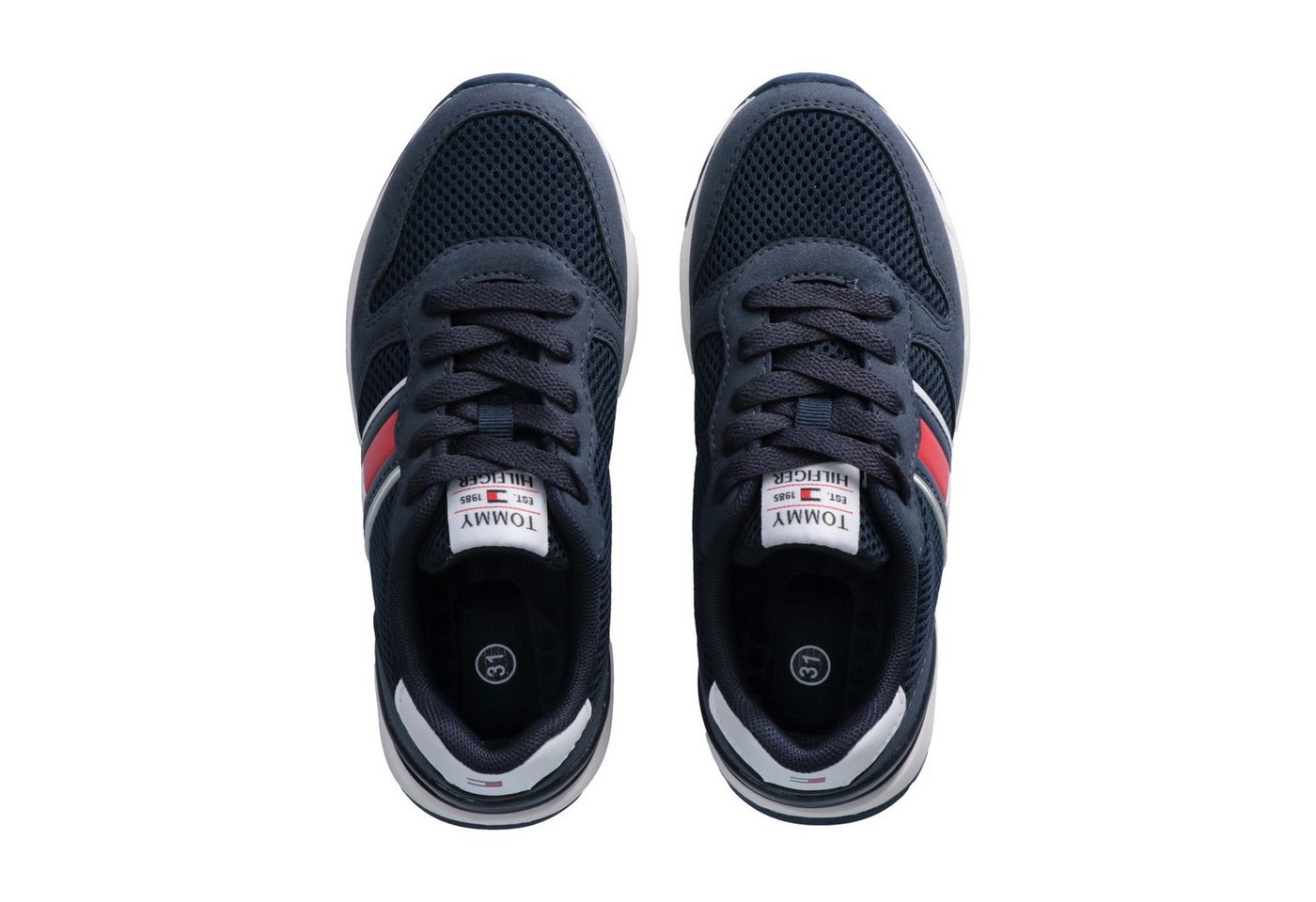 Tommy Hilfiger Sneaker Running Sneaker, Schnürschuh im Materialmix – Bild 5 von 5