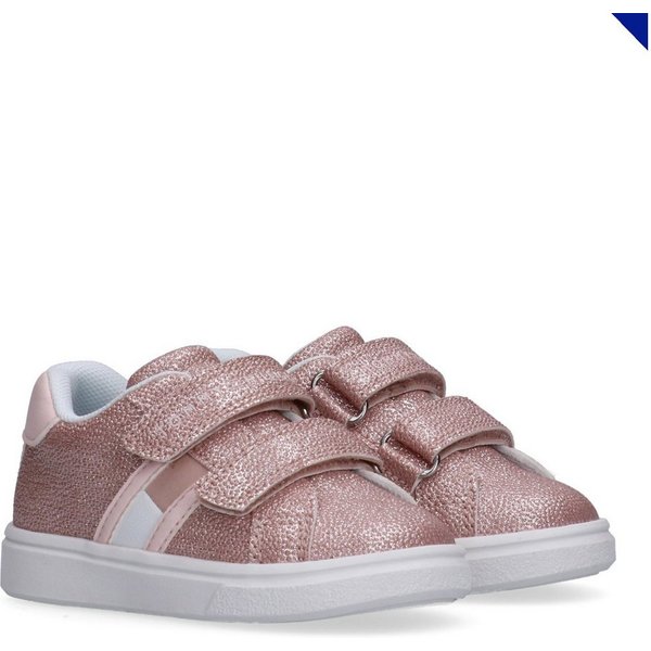 Tommy Hilfiger Sneaker Schlupfschuh Klettschuh, Mädchenschuh mit allover Glitzer