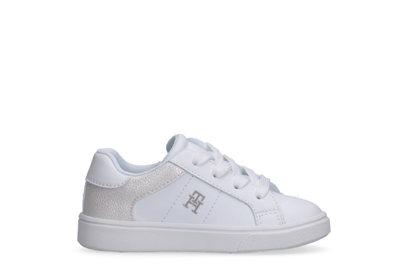 Tommy Hilfiger Sneaker Schnürschuh, Freizeitschuh, Retro Sneaker mit TH-Logo – Bild 3 von 5