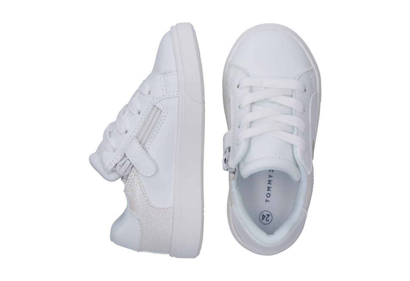 Tommy Hilfiger Sneaker Schnürschuh, Freizeitschuh, Retro Sneaker mit TH-Logo – Bild 4 von 5