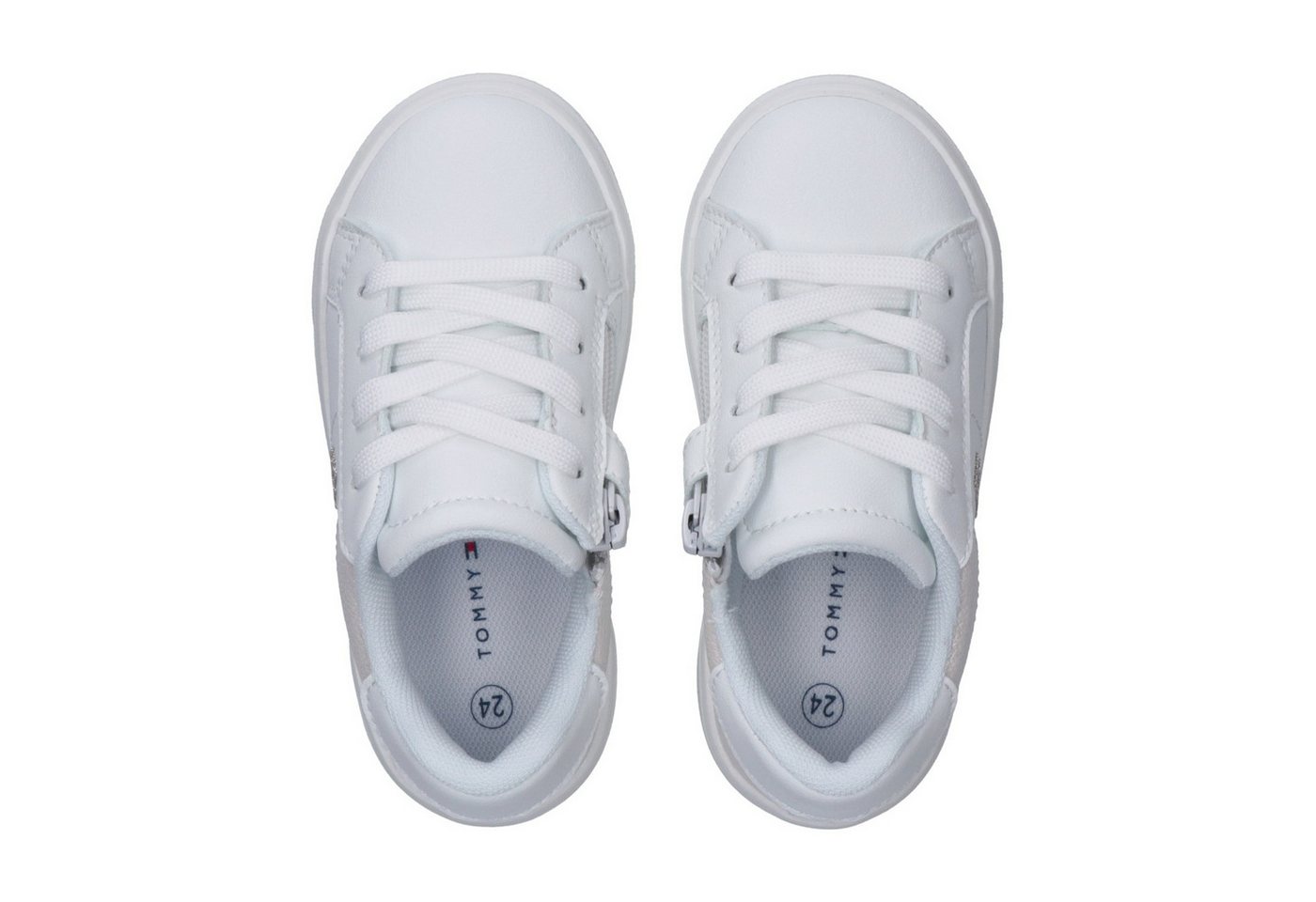 Tommy Hilfiger Sneaker Schnürschuh, Freizeitschuh, Retro Sneaker mit TH-Logo – Bild 5 von 5