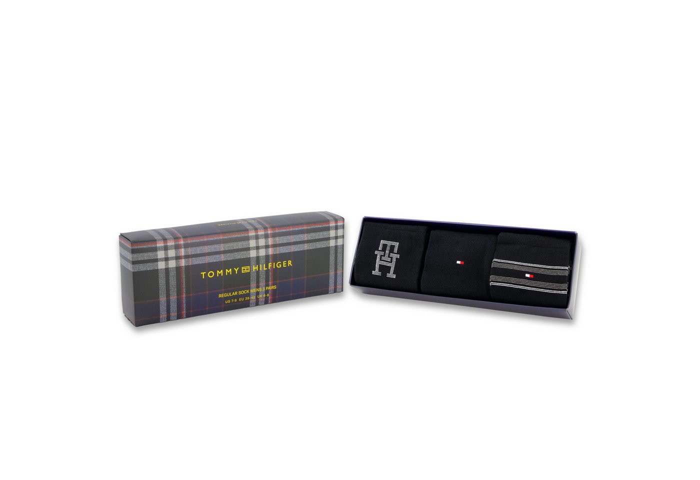 Tommy Hilfiger Socken (3 Paar) mit Geschenkbox – Bild 2 von 3