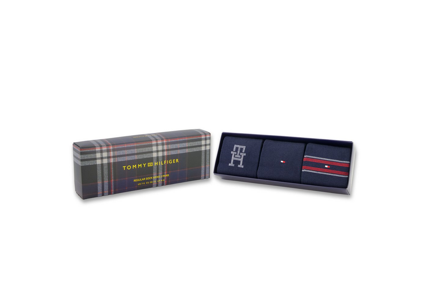 Tommy Hilfiger Socken (3 Paar) mit Geschenkbox – Bild 2 von 3