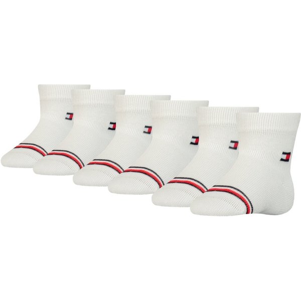 Tommy Hilfiger Socken TH BABY SOCK 6P ECOM (6er-Pack) mit ikonischen Streifenakzenten