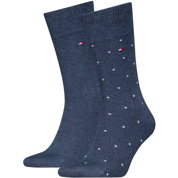 Tommy Hilfiger Socken TH MEN SOCK 2P DOT (2-Paar, 2 Paar) mit klassischer Markenprägung
