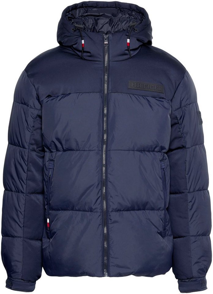 Tommy Hilfiger Steppjacke NEW YORK HOODED JACKET hochgeschlossene Winterjacke, wasserabweisend, verstellbare Ärmel – Bild 5 von 5