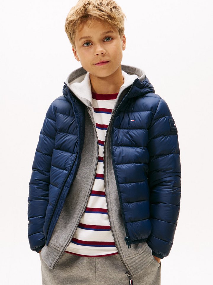 Tommy Hilfiger Steppjacke U LIGHT DOWN HOODED JACKET Kinder bis 16 Jahre – Bild 2 von 5
