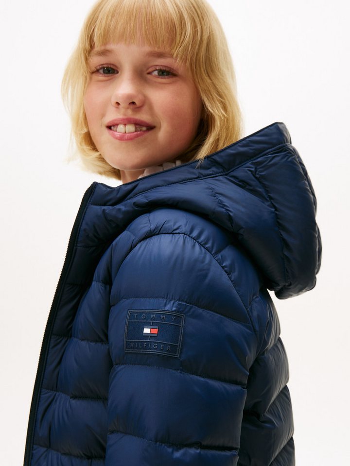Tommy Hilfiger Steppjacke U LIGHT DOWN HOODED JACKET Kinder bis 16 Jahre – Bild 3 von 5