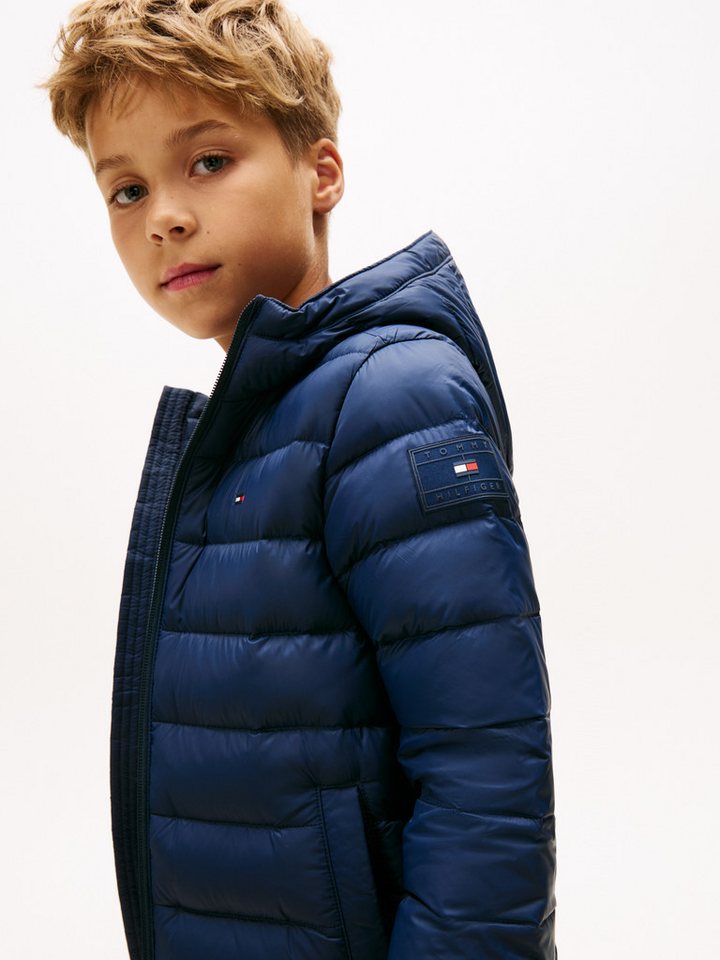 Tommy Hilfiger Steppjacke U LIGHT DOWN HOODED JACKET Kinder bis 16 Jahre – Bild 4 von 5