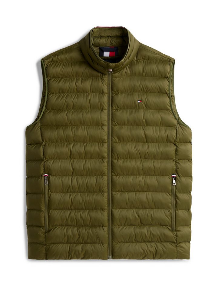 Tommy Hilfiger Steppweste PACKABLE RECYCLED VEST mit Logostickerei – Bild 4 von 5
