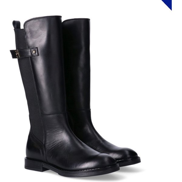 Tommy Hilfiger Stiefel Langschaftstiefel, mit Stretcheinsatz und Innenreißverschluss