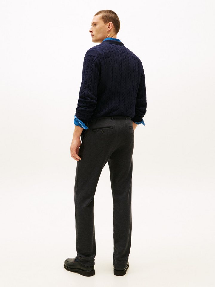 Tommy Hilfiger Stoffhose HARLEM TWO TONE Pique, tapered fit – Bild 5 von 5