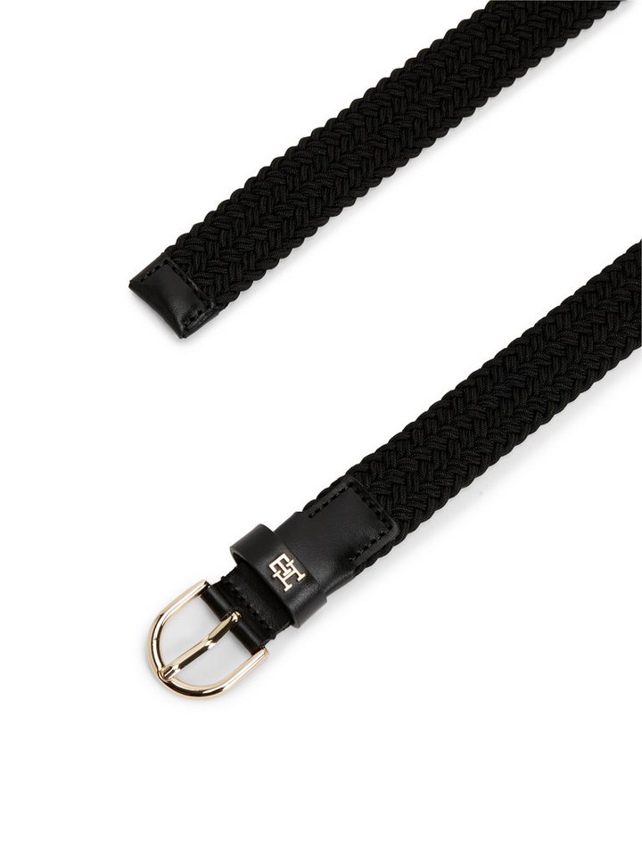 Tommy Hilfiger Stretchgürtel ESSENTIAL EFFORTLESS 2.5 ELASTIC geflochtener Stretch-Gürtel mit TH-Monogramm – Bild 3 von 4
