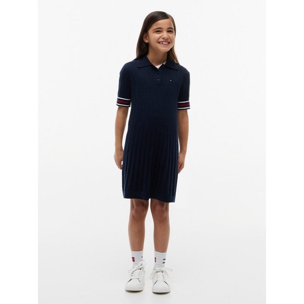 Tommy Hilfiger Strickkleid Polokragen, Kinder bis 16 Jahre
